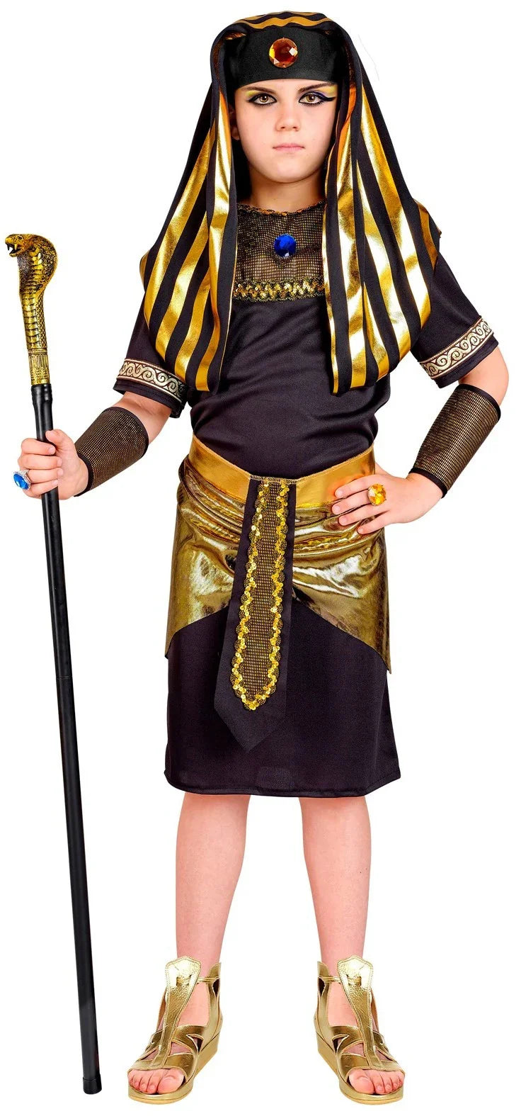 Disfraz de Faraón Egipcio Elegante para Niño Egipcios Infantiles Widmann